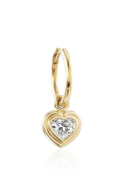 Gemella Jewels 18k Yellow Gold Diamond Earring In Gold