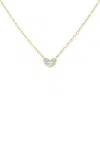 Gemella Jewels Sweetheart 18k Yellow Gold Diamond Necklace