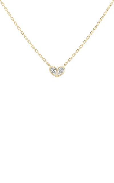 Gemella Jewels Sweetheart 18k Yellow Gold Diamond Necklace