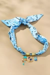 Gemelli Bandana Charm Necklace In Blue