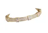 Gemelli Emerald Cz Cuff Bracelet In Gold In Gold