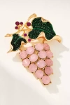 Gemelli Large Fruit Brooch In Pink