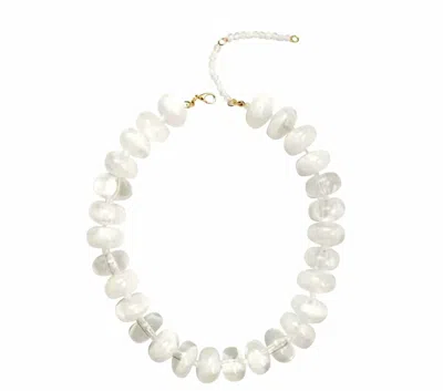 Gemelli The Newport Necklace In Clear In White