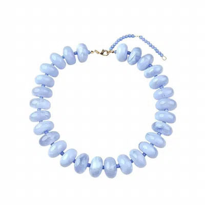 Gemelli The Newport Necklace In Light Blue