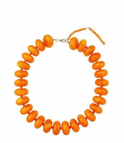 Gemelli The Newport Necklace In Orange In Pattern