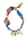 Gemelli Women's Betsy Multi Charm Scarf Necklace In Multicolor In Multi