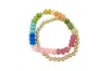 Gemelli Women's Jamie Bracelet Set In Bright Rainbow In Multi