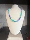 Gemelli Women's Kerry Necklace Beaded Necklace In Blue In Blue
