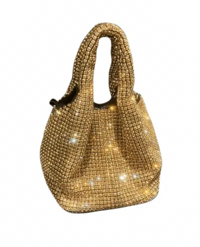 Gemelli Women's Luxe Rhinestone Bag In Gold