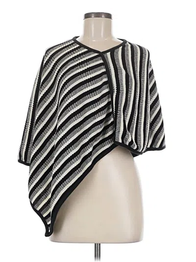Pre-owned Gemilli Poncho In Black