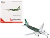Geminijets Airbus A220-300 Commercial Aircraft "qantaslink - Minyma Kutjara Tjukurpa" (vh-x4a) White With Graph In Multi