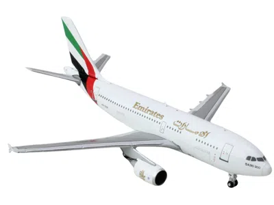 Geminijets Airbus A310-300 Commercial Aircraft "emirates Airlines" (a6-ekb) White With Striped Tail 1/400 Dieca