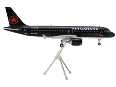 Geminijets Airbus A320 Commercial Aircraft "air Canada" (c-fnvv) Black "gemini 200" Series 1/200 Diecast Model