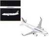 Geminijets Airbus A320 Commercial Aircraft "air France" White With Tail Stripes "gemini 200" Series 1/200 Dieca
