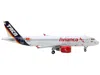 Geminijets Airbus A320 Commercial Aircraft "avianca Airlines" White With Tail Stripes 1/400 Diecast Model Airpl