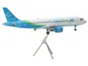 Geminijets Airbus A320 Commercial Aircraft "globalx Airlines" White With Blue And Green Tail "gemini 200" Serie