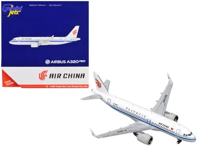 Geminijets Airbus A320neo Commercial Aircraft "air China" White With Blue Stripes 1/400 Diecast Model Airplane
