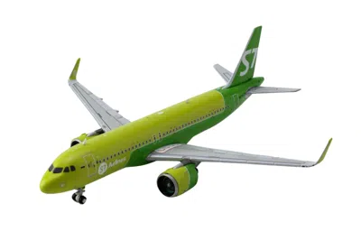 Geminijets Airbus A320neo Commercial Aircraft "s7 Airlines" (ra-73428) Green Two-tone 1/400 Diecast Model Airpl