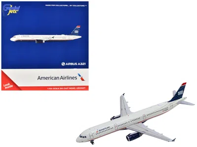Geminijets Airbus A321 Commercial Aircraft "american Airlines - Us Airways Heritage Jet" (n578uw) White With Bl