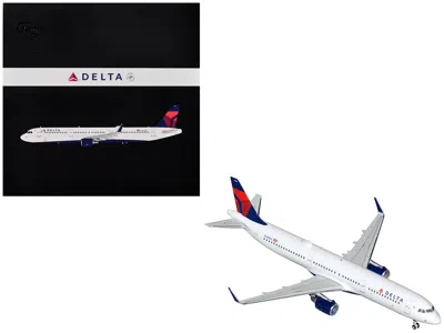 Geminijets Airbus A321 Commercial Aircraft "delta Air Lines" (n328dn) White With Blue And Red Tail "gemini 200"