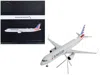 Geminijets Airbus A321neo Commercial Aircraft "american Airlines" Silver With Striped Tail "gemini 200" Series  In White