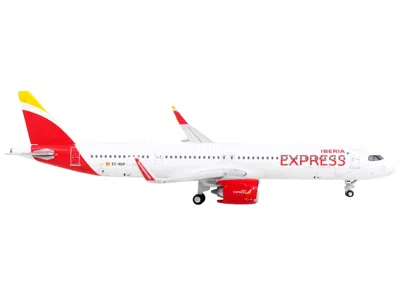 Geminijets Airbus A321neo Commercial Aircraft "iberia Express" White With Red Tail 1/400 Diecast Model Airplane