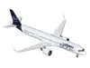 Geminijets Airbus A321neo Commercial Aircraft "lufthansa - 600th Airbus Aircraft" (d-aieq) White With Dark Blue