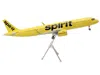 Geminijets Airbus A321neo Commercial Aircraft "spirit Airlines" (n702nk) Yellow "gemini 200" Series 1/200 Dieca