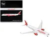 Geminijets Airbus A350-900 Commercial Aircraft "air India" (vt-jrh) White With Striped Tail "gemini 200" Series