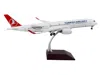 Geminijets Airbus A350-900 Commercial Aircraft "turkish Airlines" White With Red Tail "gemini 200" Series 1/200