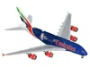 Geminijets Airbus A380-800 Commercial Aircraft "emirates Airlines - Official Nba Partner" (a6-eod) Dark Blue Wi