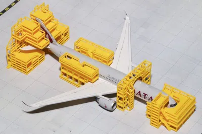 Geminijets Aircraft Maintenance Scaffolding 6 Piece Set For 1/400 Scale Models By