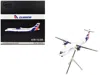 Geminijets Atr 72-200 Commercial Aircraft "cubana De Aviacion" (cu-t1548) White With Red And Blue Tail "gemini  In White