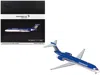 Geminijets Boeing 717-200 Commercial Aircraft "midwest Airlines" (n920me) Blue And White "gemini 200" Series 1/ In Blue
