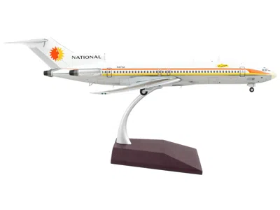 Geminijets Boeing 727-200 Commercial Aircraft "national Airlines" White With Orange And Yellow Stripes "gemini