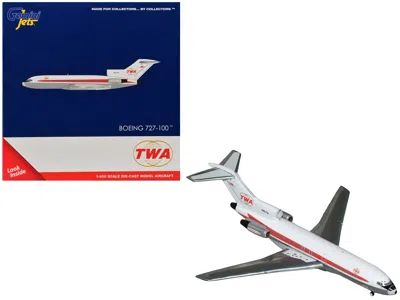Geminijets Boeing 727-100 Commercial Aircraft "trans World Airlines" (n851tw) White With Red Stripes 1/400 Diec