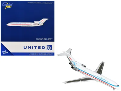 Geminijets Boeing 727-200 Commercial Aircraft "united Airlines - Stars & Bars/friend Ship" (n7620u) White With 