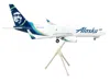 Geminijets Boeing 737-700bdsf Commercial Aircraft "alaska Air Cargo" White With Blue Tail "gemini 200" Series 1