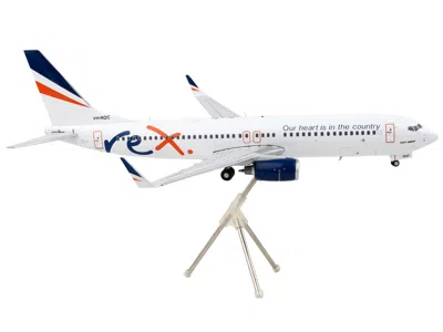 Geminijets Boeing 737-800 Commercial Aircraft "regional Express Rex Airlines" White With Striped Tail "gemini 2