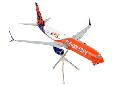 Geminijets Boeing 737-800 Commercial Aircraft "sun Country Airlines" Orange And White "gemini 200" Series 1/200