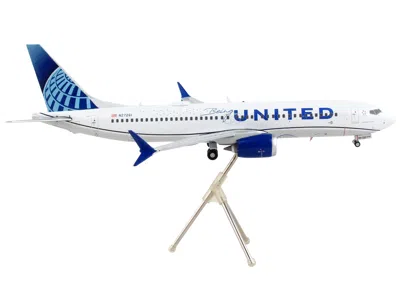 Geminijets Boeing 737 Max 8 Commercial Aircraft "united Airlines - United Together" White With Blue Tail "gemin