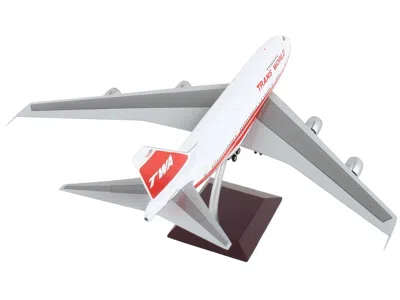 Geminijets Boeing 747sp Commercial Aircraft "twa (trans World Airlines)" White With Red Stripes And Tail "gemin