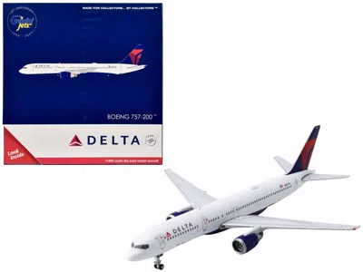 Geminijets Boeing 757-200 Commercial Aircraft "delta Air Lines" (n683da) White With Red And Blue Tail 1/400 Die