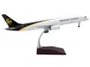 Geminijets Boeing 757-200 Commercial Aircraft "ups Worldwide Services" (n465up) White With Brown Tail "gemini 2