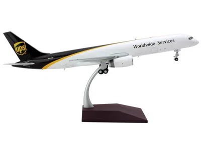 Geminijets Boeing 757-200 Commercial Aircraft "ups Worldwide Services" (n465up) White With Brown Tail "gemini 2