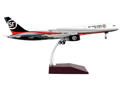 Geminijets Boeing 757-200f Commercial Aircraft "sf Airlines" White And Black With Red Stripes "gemini 200" Seri