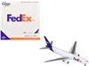 Geminijets Boeing 767-300f Commercial Aircraft "fedex (federal Express)" (n144fe) White With Purple Tail 1/400  In White