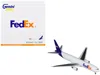 Geminijets Boeing 767-300f Commercial Aircraft "fedex (federal Express)" (n144fe) White With Purple Tail "gemin In Multi