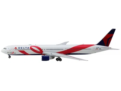 Geminijets Boeing 767-400er Commercial Aircraft "delta Air Lines - Breast Cancer Research Foundation" (n845mh)