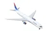 Geminijets Boeing 767-400er Commercial Aircraft "delta Air Lines" (n829mh) White With Red And Blue Tail 1/400 D